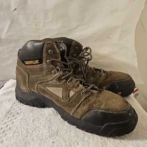 Caterpillar F-2413-11 Mens Sz 13Wide Steel Toe Work Boots Oil Resist Nice clea